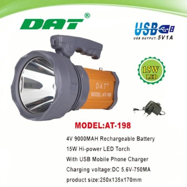 Mощен LED фенер DAT-198